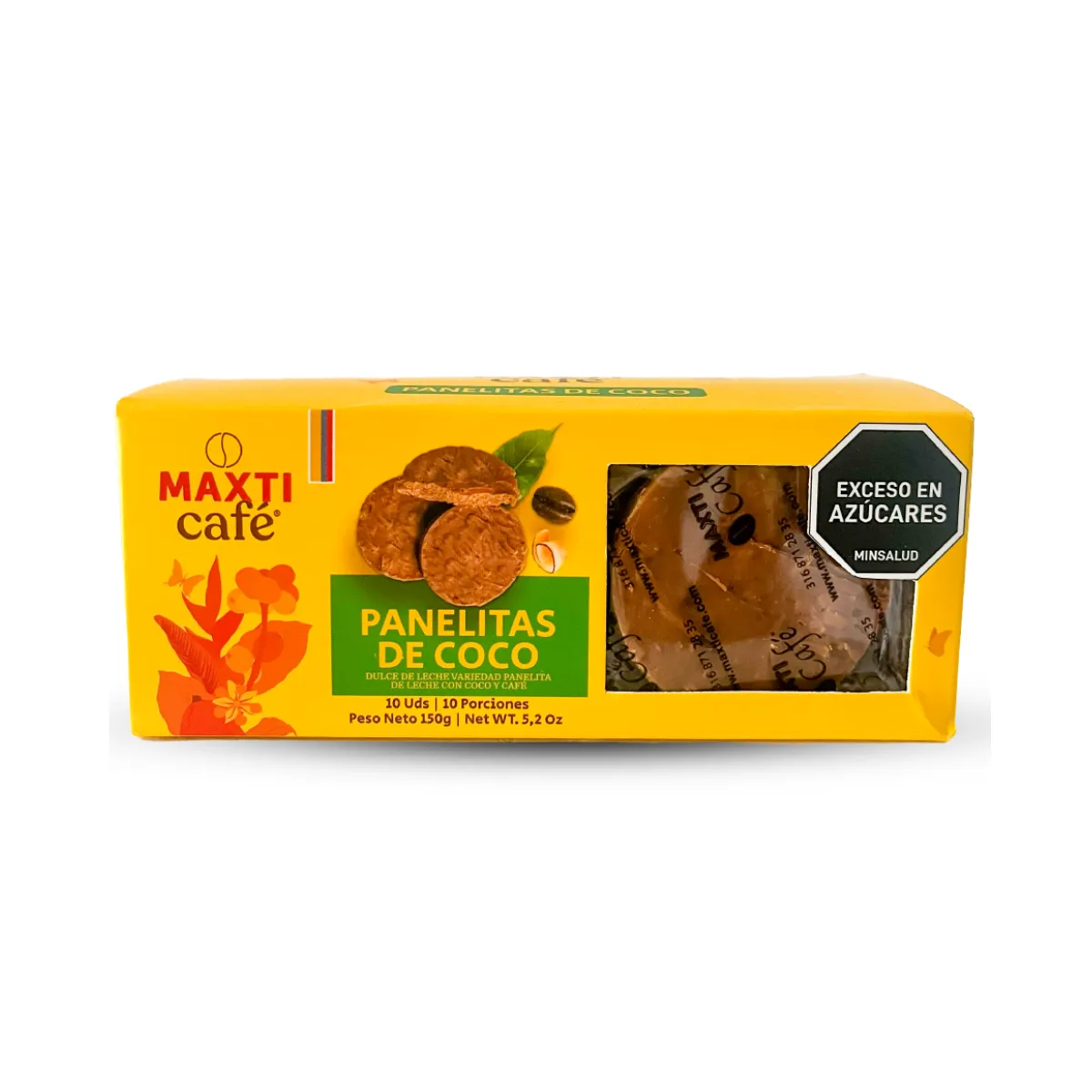 panelita coco y cafÉ 150g