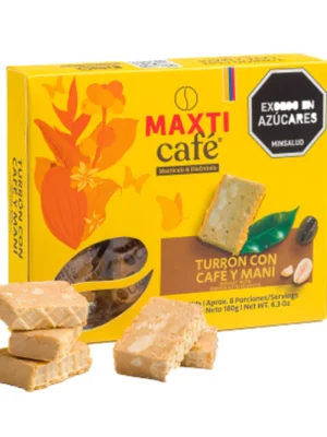turrÓn cafÉ y manÍ 180g 15 und