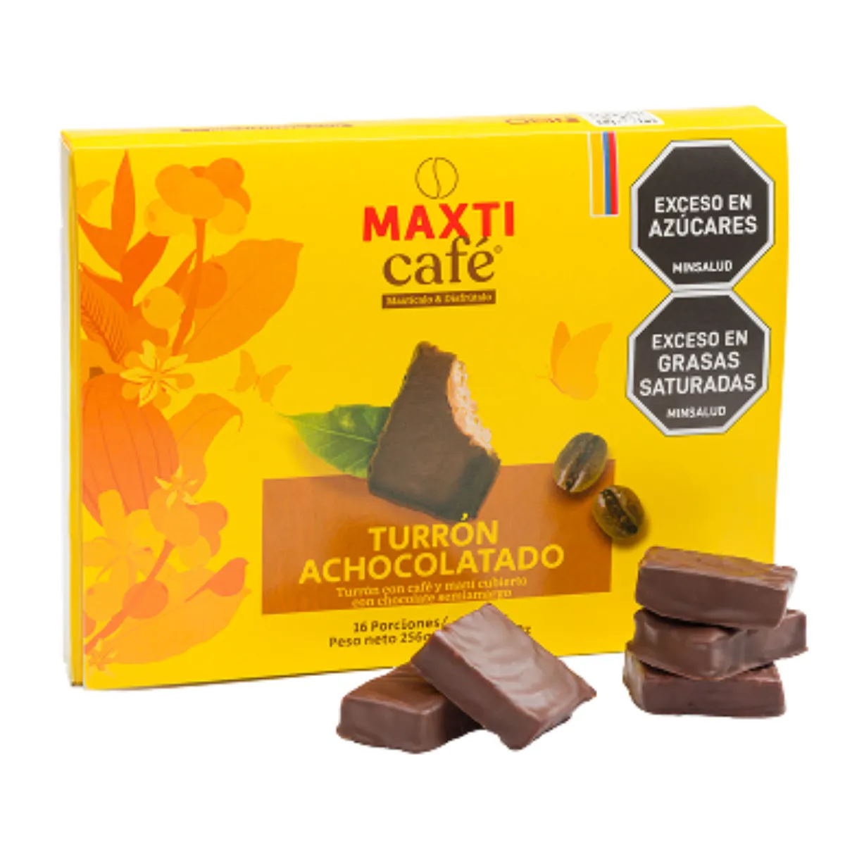 turrÓn achocolatado caja x16 und 256g