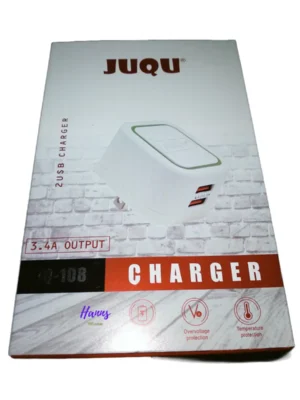 Cargador 2 Usb + Cable De Datos V8 1m 3.4 A